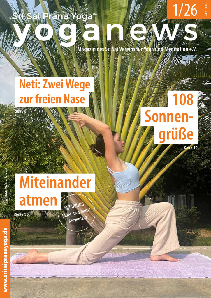 YN 1 26 Titelbild Sri Sai Prana Yoga